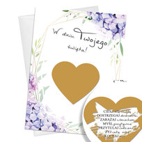 Kartka ZDRAPKA na DZIEŃ KOBIET życzenia