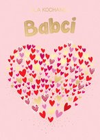 Kartki na Dzień Babci z życzeniami PR257