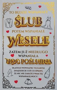 Kartki Ślubne Z Zawieszką Na Drzwi Noc Poślubna  5K18 - yeku