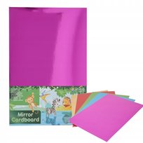 Karton hobby z HOLOGRAFICZNY A4 15 arkuszy KARTON BŁYSZCZĄCY METALIZOWANY