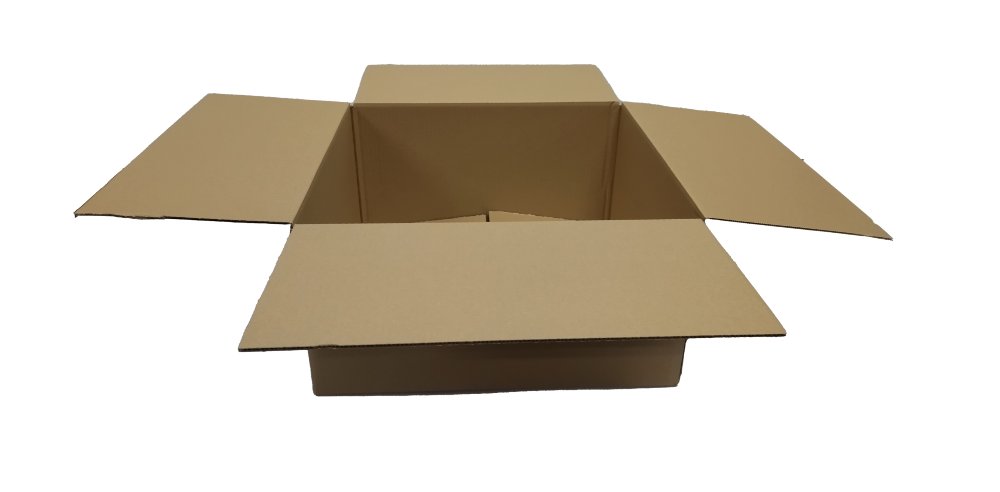 Faltkarton 450x250x200 mm, Einwellig 380g/m2 – Braun Faltkarton 450x250x200 mm, Einwellig 380g/m2 – Braun