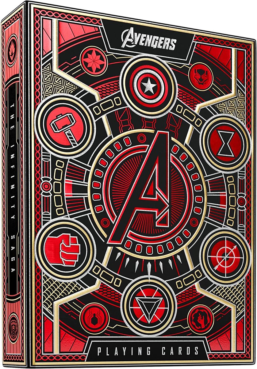 Karty AVENGERS RED EDITION karty do gry Theory11