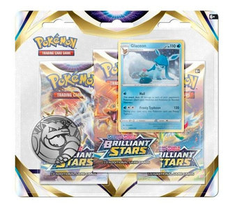 Karty Brillant Stars 3Pack B. Glaceon - Pokemon