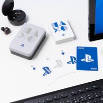 Karty do gry PLAYSTATION 5 PS5 + metalowe pudełko Paladone
