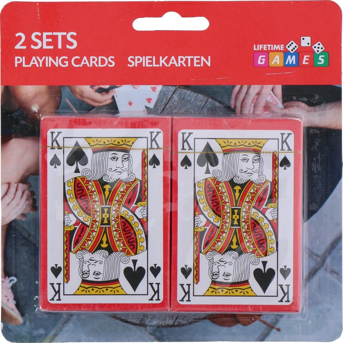 Karty do gry talie klasyczne LIFETIME x2 - LIFETIME GAMES | Sklep EMPIK.COM