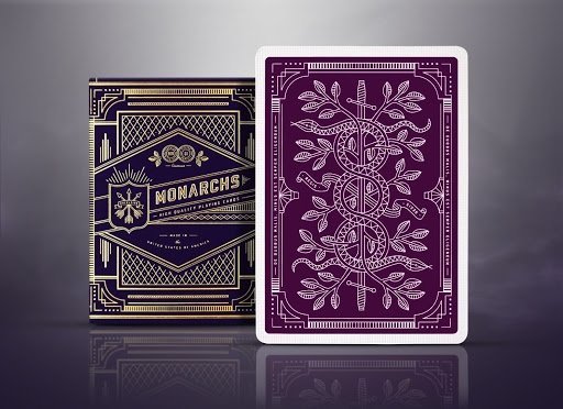 Фото - Настільна гра Monarchs Purple, karty do gry, Theory11
