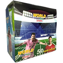 Karty Piłkarskie Mega Box 288 Kart World Football Stars Messi Ronaldo Rodri