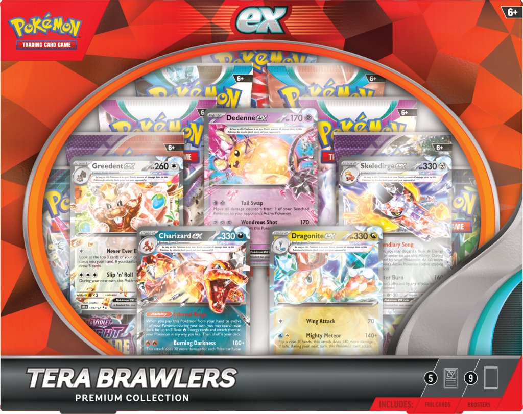 Karty Pok  mon TCG: Tera Brawlers Premium Collection - Pokemon