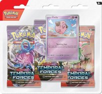 Karty Pokemon TCG, Scarlet & Violet, Temporal Forces, 3 Pack, seria 5