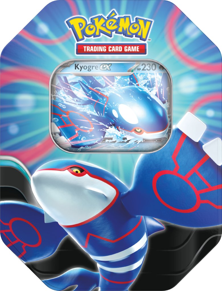 Karty Pokémon TCG: SV Spring Azure Legends Tin - Kyogre ex