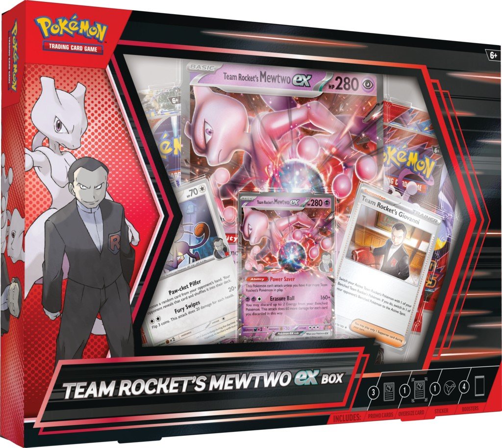 Karty Pokémon TCG: Team Rocket's Mewtwo ex Box - Pokémon | Sklep