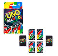 Karty UNO All Wild Dzikie karty, rodzinna gra karciana, dla dzieci 7+ i dorosłych HHL33&nbsp;-&nbsp;Uno