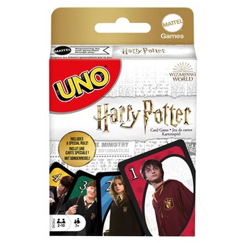 Karty UNO Harry Potter, Rodzinna gra karciana dla dzieci 7+ FNC42 - Uno