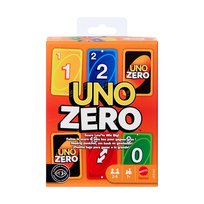 Karty UNO Zero, rodzinna gra karciana, dla dzieci 7+ i dorosłych JHH48