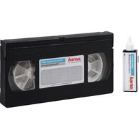 Kaseta czyszcząca - HAMA - 44728 - VHS/S-VHS - Delikatne czyszczenie - Płyn czyszczący w zestawie Inna marka