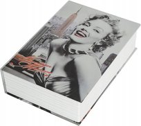 KASETKA METALOWA KSIĄŻKA SEJF NA PIENIĄDZE MARILYN Korbi
