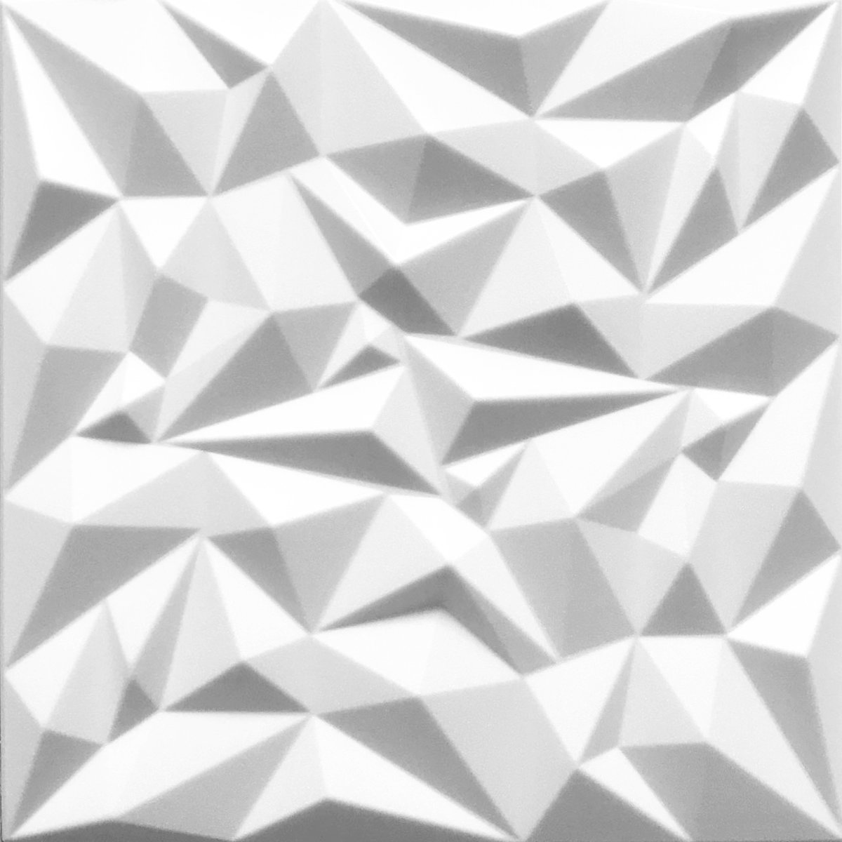 Inny producent Inny Producent Kasetony Sufitowe Panele Ścienne 3D Białe Ametyst 0,25M2=1Szt. Deccart