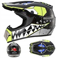 KASK CROSSOWY LEKKI NA HULAJNOGĘ DLA DZIECKA NA QUADA CROSS BMX KOLORY S Inna marka