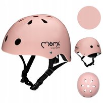 KASK DZIECIĘCY OCHRONNY ROWER HULAJNOGA ORZECH ROZMIAR S 47-53 cm MoMi