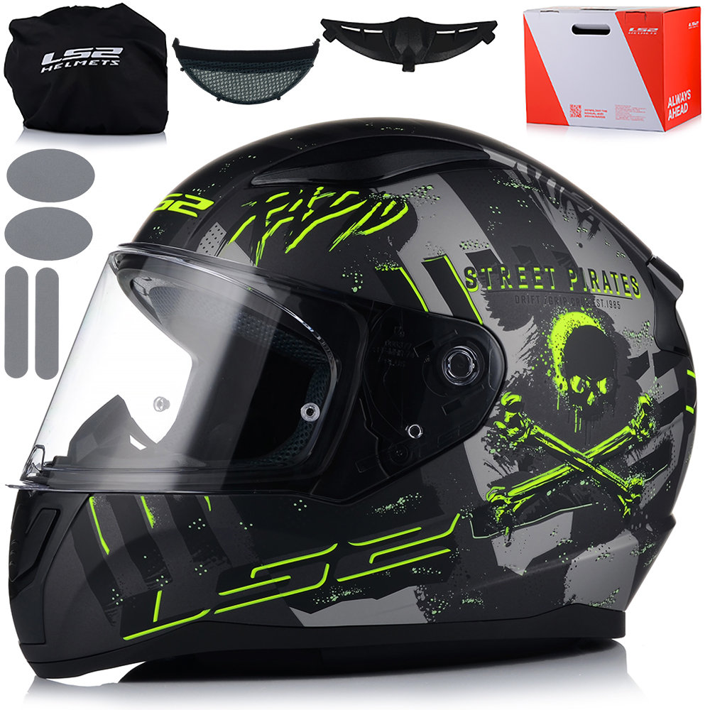 KASK LS2 FF353 RAPID II PIRATES M.TITANIUM-06 3XL - Inna marka ...