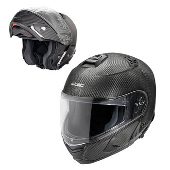 Kask motocyklowy pełny karbon W-TEC Tensiler, połysk węgla, XL (61-62) - W-TEC