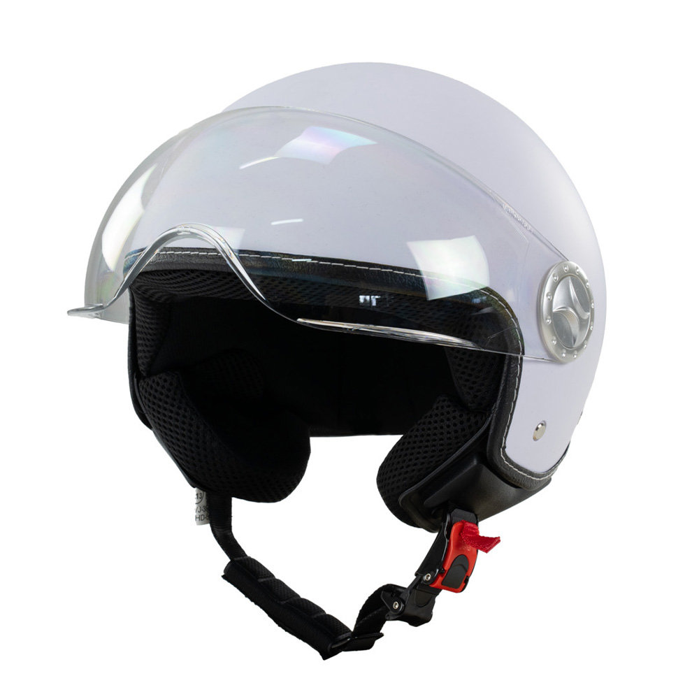 Kask Na Skuter Motocyklowy Otwarty Bb L Bia Y Mat Bili Bike