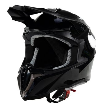 Kask na skuter motocyklowy szczękowy zamknięty BB806 CROSS L czarny połysk - Bili Bike