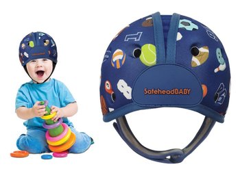 Kask ochronny do nauki chodzenia 7-24msc SAFEHEAD - sport  - Safehead