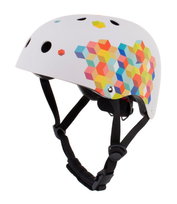 Kask rowerowy dla dzieci M 3-7 lat Cubic biały Sun Baby