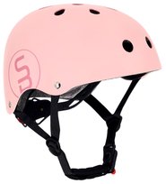 Kask Rowerowy Dla Dzieci Perfect Fit M 54-58 Cm Lekki Lampka Led Klipsy Magnetyczne Różowy Sun Baby