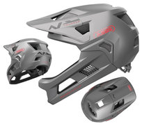Kask rowerowy dziecięcy ABUS YOUDROP FF Ti silver S (48-55cm) ABUS