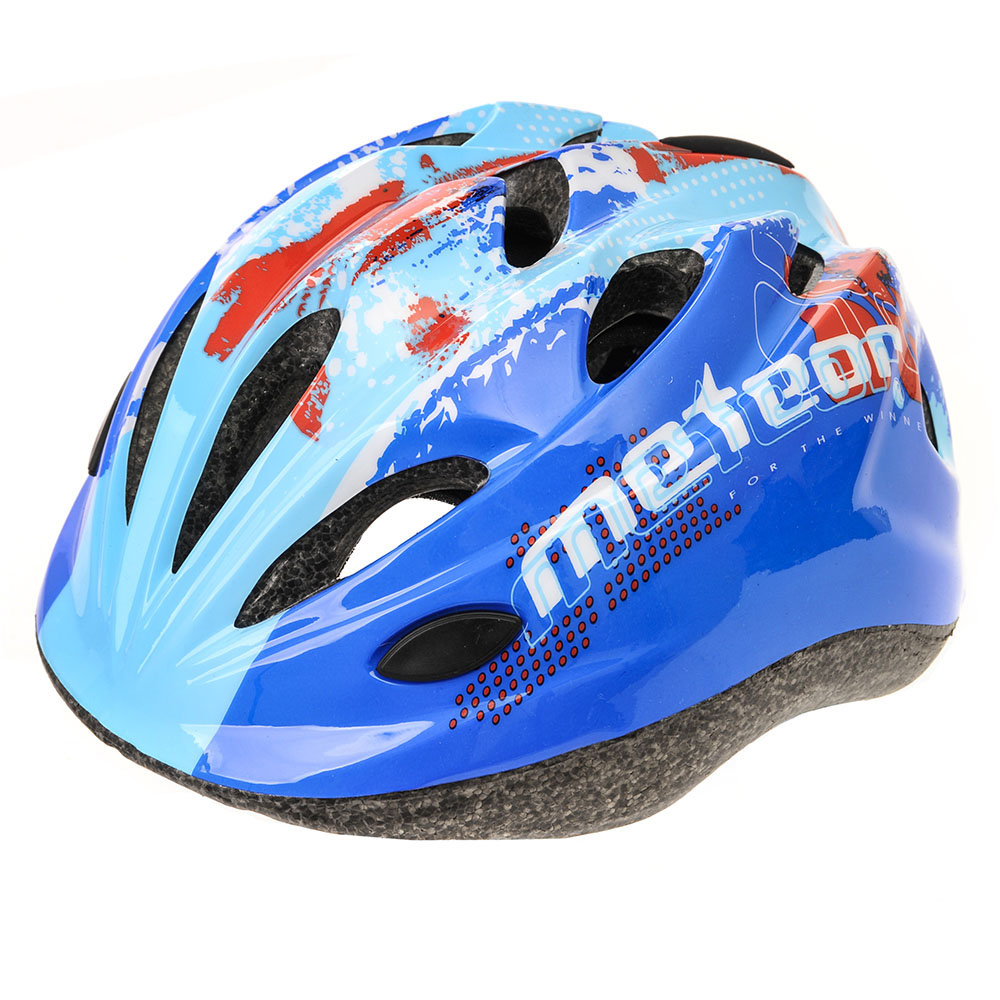 Фото - Шолом велосипедний Meteor Kask rowerowy  HB6-5 M 52-56 cm Map blue 