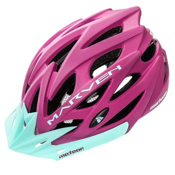 Kask rowerowy Meteor Marven S 52-56 cm bakłażanowy  - Meteor