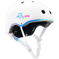 Kask Rowerowy RAVEN Essto White/Neo M (55-58cm)