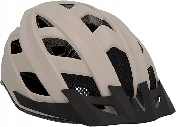 Prophete Casco BICICI con LED Integrato EKO Glue On Misura 52-59 CM Colore Grigio Scuro, Bicicletta Unisex Adulto