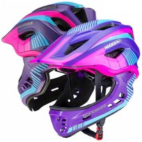 Kask rowerowy ROCKBROS TT-32SBPP-M Fioletowo-różowy dla Dzieci (rozmiar M) Rockbros