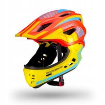 Kask rowerowy ROCKBROS TT-32SOYB-M Żółto-pomarańczowy dla Dzieci rozmiar M Inna marka