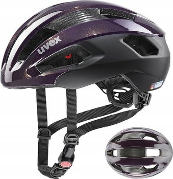 Kask rowerowy UVEX Rise CC - r. 56-59 cm, plum - Inna marka
