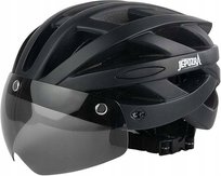 Kask rowerowy z wyjmowaną podszewką i daszkiem Uniwersalny regulowany Inna marka
