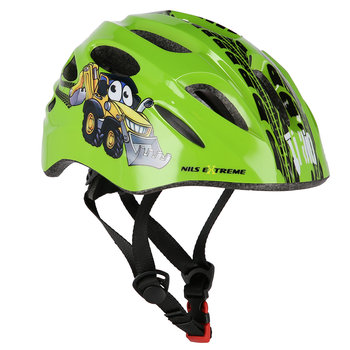 KASK ZIELONY MTW01 LED  ROZM. XXS (42-48 cm) NILS EXTREME - NILS Extreme