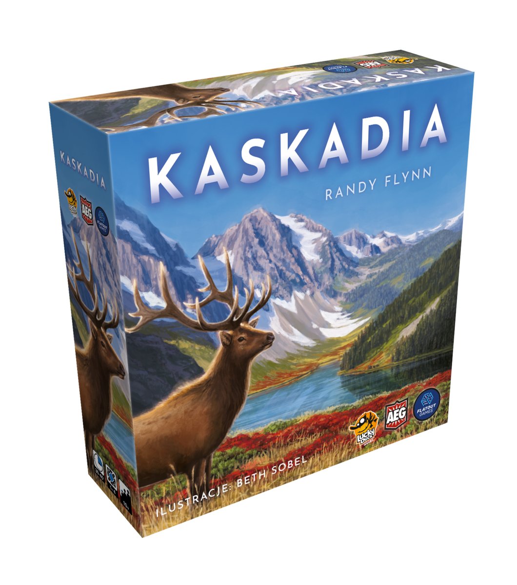 Kaskadia, gra planszowa, logiczna, Lucky Duck Games