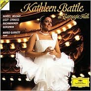 Kathleen Battle at Carnegie Hall Battle Kathleen