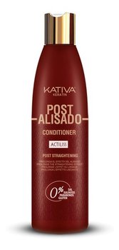 Kativa, Keratin Post Alisado, Odżywka do włosów z keratyną roślinną przedłużająca efekt wygładzenia, 250 ml - Kativa