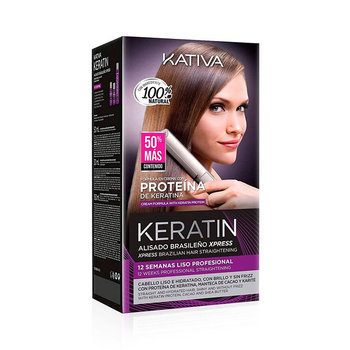 Kativa Keratin – Zestaw do trwałego prostowania - Kativa