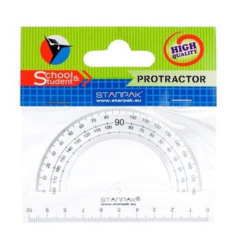 Kątomierz 180/10cm worek. STARPAK (283231) - Starpak