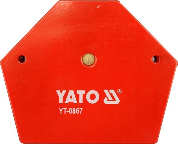 Zdjęcia - Gwoździe, śruby, mocowania Yato Kątownik spawalniczy magnetyczny , 64 mm, 95 mm, 14 mm YT-0866 