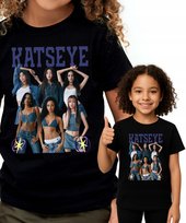 KATSEYE K-POP KOSZULKA T-SHIRT CZARNY PREMIUM 164 JHK