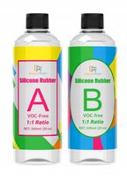 KAUCZUK SILIKONOWY|PRZEPUSZCZAJĄCY ŚWIATŁO|DO PRODUKCJI FORM Z ŻYWICY|1L