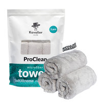 KAVALIER SOFTXTREME PLUSH PERFECTION 500 GREY 3PACK 41x41cm ręcznik