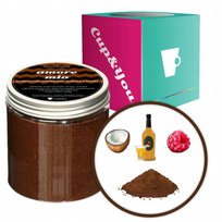 Kawa aromatyzowana AMORE MIO mielona deserowa PREMIUM ARABICA Cup&You 200g na prezent upominek dla kobiety mężczyzny faceta mamy taty żony męża